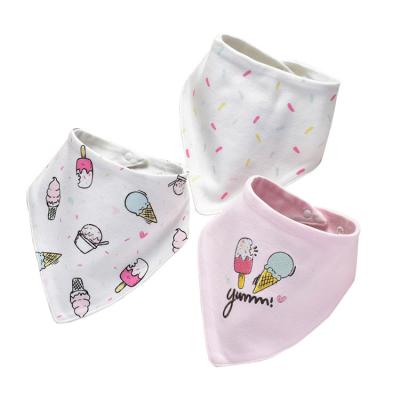 China Wearable Bandana Bibs For Girls Boys Organic Bandana Cotton Baby Bibs Super Drool Absorbent Bibs For Infant for sale