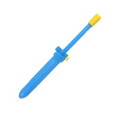 China Plastic Durable Using Various Needle Gun Type Plastic Welding Desoldering Sucker Blue for sale