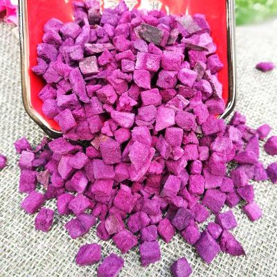 China FYFD002G Wholesale Organic Dry 8*8*8mm Freeze Dried Purple Potato Dies for sale