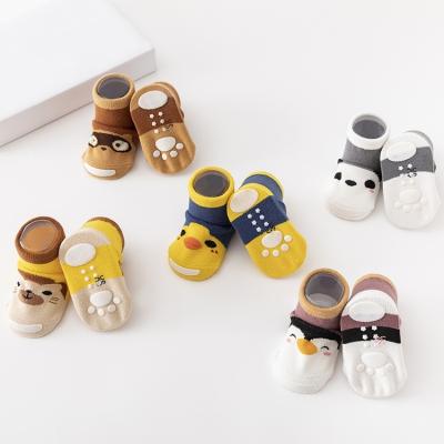 China High Quality Antibacterial Cheap Kid Socks Custom Neutral Baby Socks Baby Anti Put Socks for sale