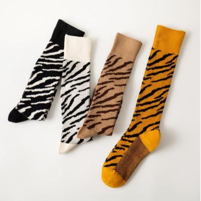 China Anti-Fault New Products Women Warm Socks Double Sided Knitted Socks Autumn Long Round Toe Cotton Socks for sale