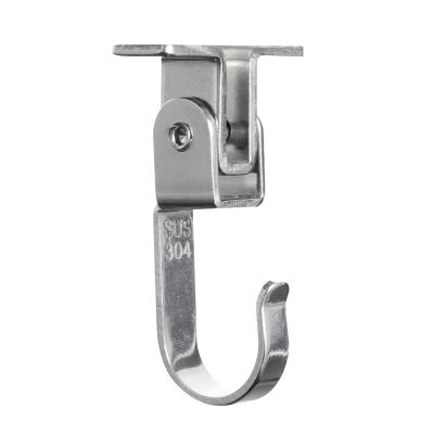 China Profesional OEM 304 Stainless Steel Hooks Household Sustainable Ceiling Hanging Hanger Buffet Hooks for sale