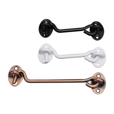 China Modem Door Window Hooks Series Stainless Steel Hook Barn Door Eye Security Door Latch Cabin Hooks For Hotel for sale