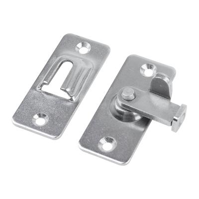 China Easy to Use Privacy Stainless Steel Security Sliding Door Latch Metal Anti-theft Door Locks for Barn Door Latch for sale