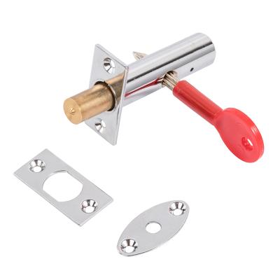 China Stable and Durable Security Lock Accessories Stainless Steel Security Door Lock Buckle Latch for Hotel and Wooden Door Home for sale