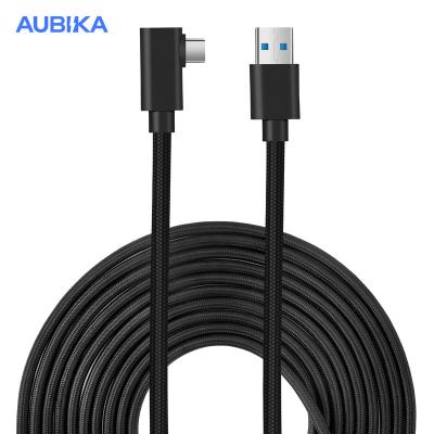 China TPE AUBIKA Link Cable for Oculus Quest 2 USB 3.2 Gen 1 Data Transfer Quick Charge for Oculus Quest 2 Accessories VR Type C 5M Cord for sale