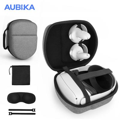 China Water Resistant AUBIKA design Portable Carring VR 3D Glasses Case Anti Dust Storage Bag Box Waterproof Carring Case For VR Quest 2 for sale