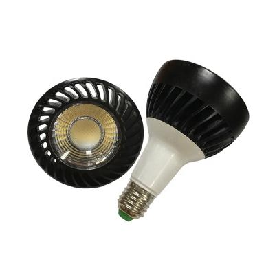 China Modern Black PAR30 Led Lamp 32W E27 3200lm No Fan 6063 Aluminum Heatsink With Special Structure E27 Led Par30 Spotlight for sale