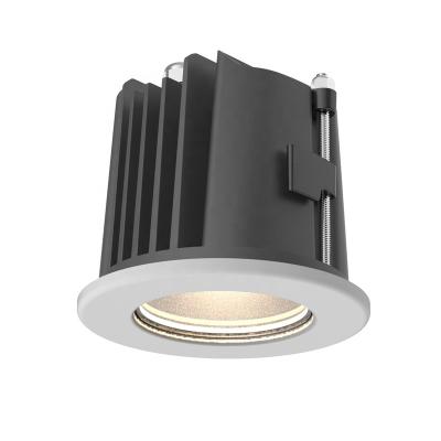 China Modern Waterproof IP65 LED Downlight 15W Brightness COB LED Downlight Dark Black Housing Color High Recessed Spot LED Downlight for sale