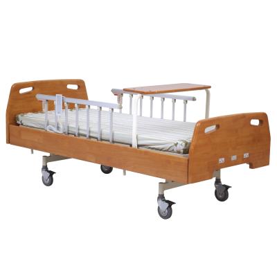 China HL-020D3 Hospital Triple Function Electric Hospital Medical Bed with Solid Wood for sale