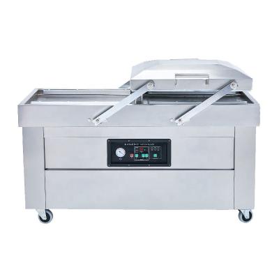 China Easy Operation Automatic Food Tray Sealing Bulk Vacuum Packing Machine Sealer for Meat and Vegetable for sale