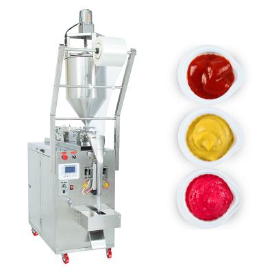 China Automatic Tomato Sauce Chili Sauce Machine Pouch Filling Sealing Blender for sale