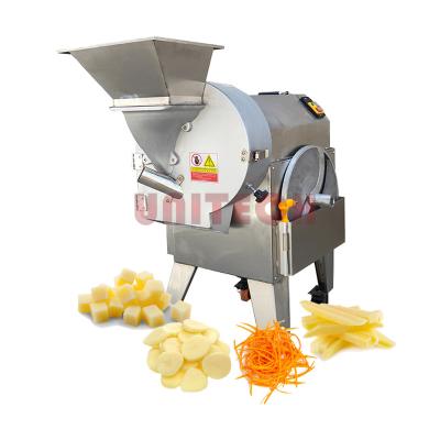 China Easy Operation Stainless Steel Commercial Vegetable Okra Cube Chopper Cleaver Fruit Slicer Cutting Machine for sale