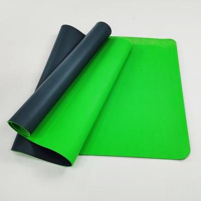 China Yugland Sweat Absorbent Non Slip PU Yoga Mat With Alignment Lines Eco Friendly Exercise Mat With Carry Bag for sale