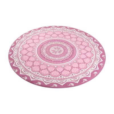 China New Products Durable Colorful Hot Suede Rectangle Non-slip Round Yugland Round Yoga Mats for sale