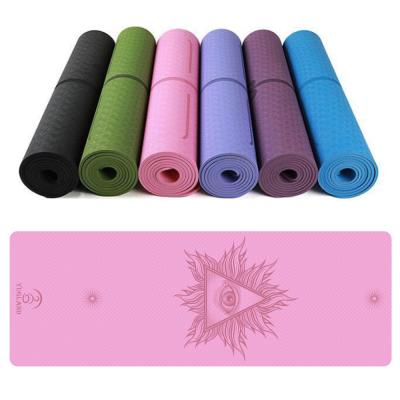 China Top-Handle In Wet And Dry Custom Non-Toxic Yugland Logo Tape Yoga Mat Manufacturer for sale