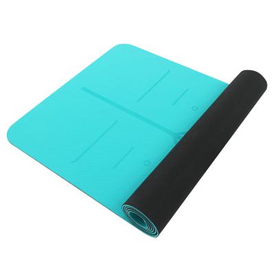 China Top-handle in wet and dry yugland non slip band yoga mat 100% natural rubber with carry strap for sale