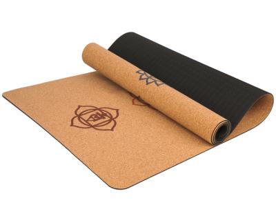 China Top-Handle in Natural Cork Strip Sports Yoga Wet and Dry Yugland Cork Tpe Yoga Mat Eco-Friendly for sale