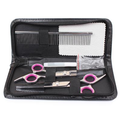 China Viable Scissors Kit Straight Shears Pet Grooming Haircut for Small or Large Dogs Cats or Other Pets for sale