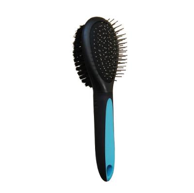 China Good Viable Professional Double Sided Combo Pin And Bristle Brush For Dogs And Cats, Grooming Comb For Cleaning Shedding for sale