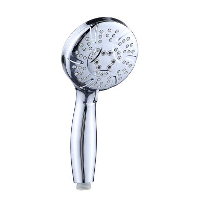 China Modern ABS Plastic 7 Jets Chrome Rain Mist Handshower Head for sale