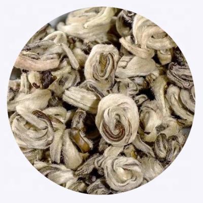 China Wholesale Snail Jade Spiral Premium Silver Needle Leaf Jasmine Green Tea Handmade Loose Chinese Loose Tea for sale