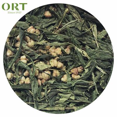 China Genmai Cha Green Tea With Roasted Loose Brown Rice for sale