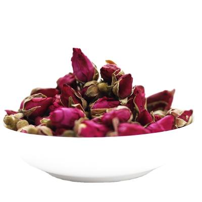 China Loose Tea Loose Dried Rose Bud Herbal Tea Purple Red Rose for sale