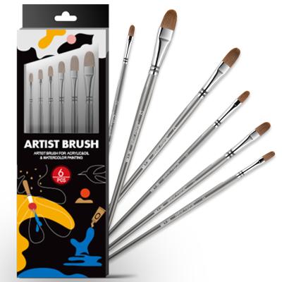 China Professional Premium Artist Paint Brush Watercolor Quality Weasel Hair Watercolor Sets for sale