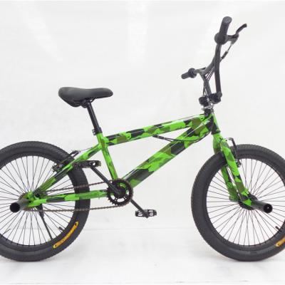 China Flat Land Steel Frame And Forking Popular Freestyle BMX Bicycle for sale