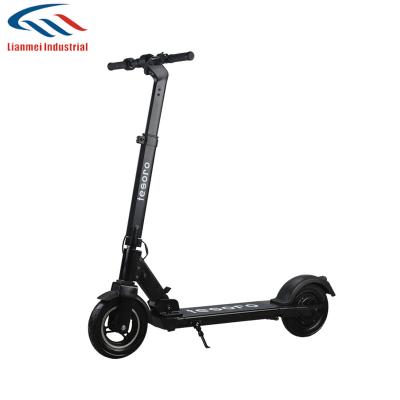 China Unisex electric scooter 350w high power lithium battery two wheels foldable electric scooter for adult for sale