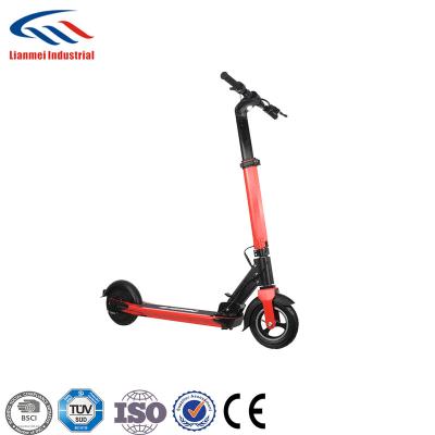 China Adult 350w Unisex Electric Scooter 8.5inch Two Wheel Electric Scooter With Folding Design for sale