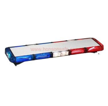 China Clear Lens Red Blue Amber LED Linear Warning Lightbar, Aluminum alloy body/PC Low-Profile Turn Signal LED Lightbar HS12142 for sale