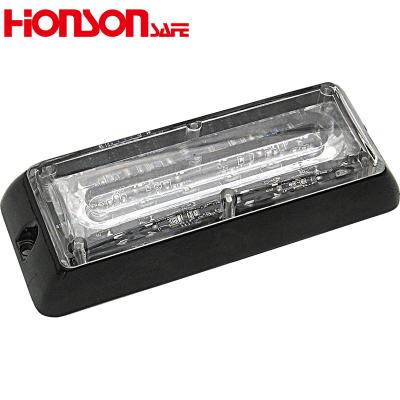 China PC Dome Outdoor Linear Mount LED Security Bumper HF165 Warning Grille Lighthead for sale