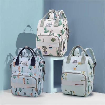 China Waterproof Large capacity mommy bag, backpack, multi-function independent milk bin, portable double shoulder Maternity package for sale