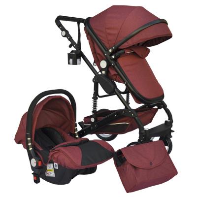 China Good Selling Carry Baby Factory Direct Travel System Baby Carriage Germany Baby Pram Luxury Baby Stroller 3 in 1 with EN1888 for sale