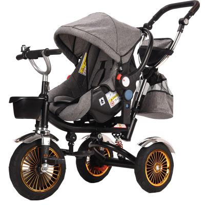 China Safety Factory Baby Pram Tricycle 4 in 1 Bike Tricycle Popular in Sri Lanka for sale