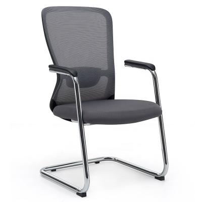 China Modern Arc Shape Wheeless Office Furniture Comfortable Running Mesh Office Chair for sale