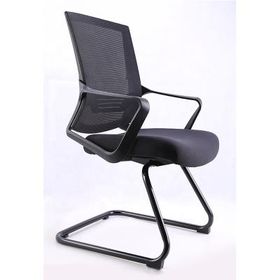 China Guangdong Foshan Modern Factory Wholesale Black Mesh Back Upholster Fabric Office Chair for sale