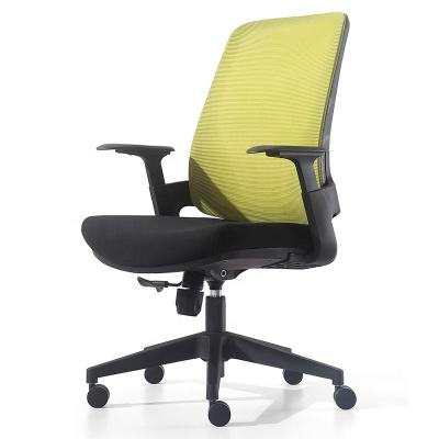 China Green high quality adjustable back supply sale mesh cheap (height) office ergonomic chairs from china for sale