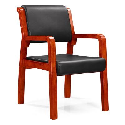 China Wooden Frame Solid Wood Frame Conference Stackable Chair With Cheap Price for sale