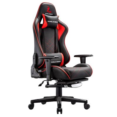 China Factory Direct Wholesale Adjustable Ergonomic Hot Selling (Height) Leather Office Packing Gaming Chair With Footrest for sale