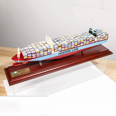 China Antique Ship Container Ship Models Europe Table Art Decor Office Decoration Souvenir Gift Company Navigation Cargo Ship for sale