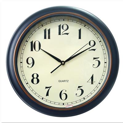 China Cheap wall clock classic minimalist antique style wall clock 16 inch European simple round wall clock for sale