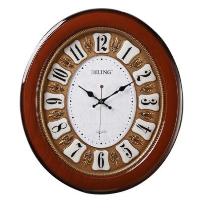 China Gifts Fashion Home Style Good Quality OEM DILING Style Funky Quartz Clocks European Antique Decorative New Wall Clock Creative Design for sale