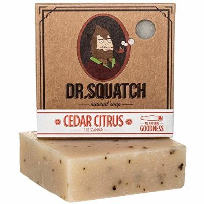 China Dr. Squatch Mens Cedar Citrus Soap OEM Private Label, Exfoliating Soap Bar for Men for sale