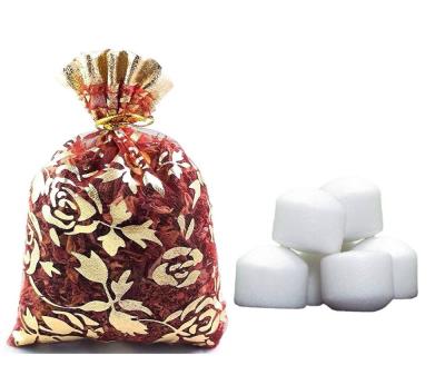 China Refined Camphor 70gm Round kapoor Puja Pure Hindu Pooja Ganpati & Diwali Rituals with beautiful potli/pouch for sale