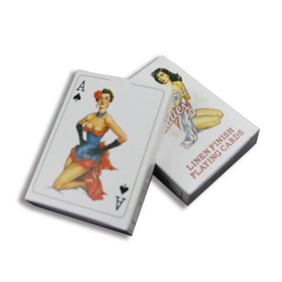 China Poker customized plastic PVC environmental friendly poker adult beauty sexy game card, SEXY LADY Playing Cards for sale