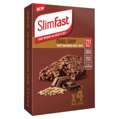 China Slimfast Meal Replacement Lose Weight And Keep It Off Tasty Balanced Choc Chip Bar for sale