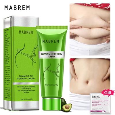 China MABREM Avocado Slimming Cream Lose Weight Fat Burning Massage Thin Waist Legs  Arms Firm Skin Body Cream for sale